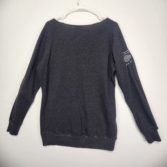 Harley Davison Women's Moore, OK Dark Gray Cozy Sweatshirt Size L - Picture 7 of 7